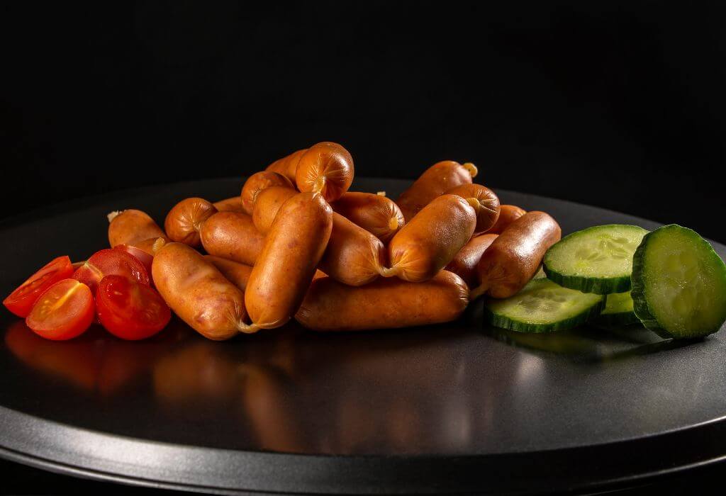 Szilváshús fokhagymás mini grillkolbász