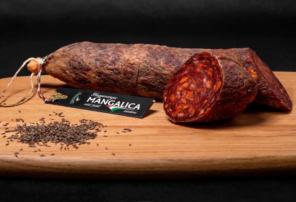 Szilváshús mangalica szalámi